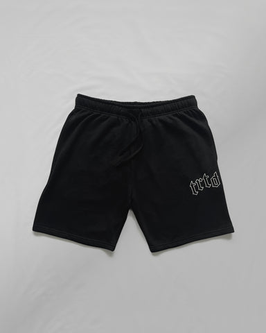TRTD Gothic Shorts (Black/White Outline)